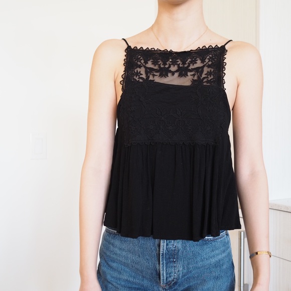 Kimchi Blue Lace Tank - Picture 1 of 7